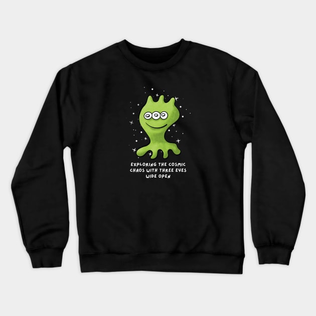 Space explorer Crewneck Sweatshirt by Kuchinska design